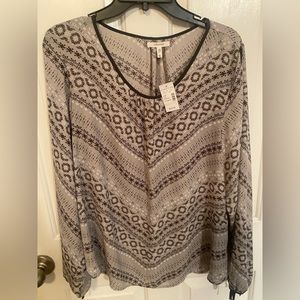 Long sleeve blouse